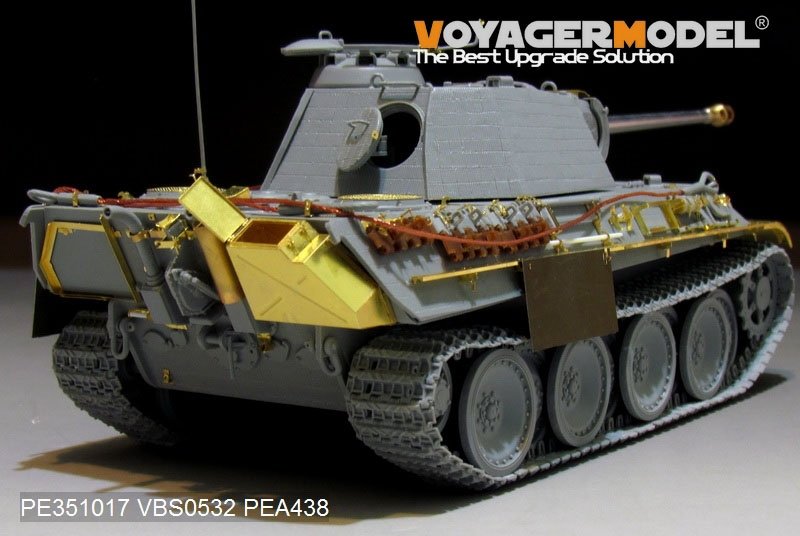Voyager Model PE351017 WWII German Panther G Early ver.Basic upgrade set (For TAKOM 2119/2134) 1/35 – Bild 5