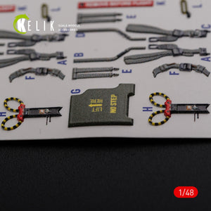 KELIK K48089 F-4J &amp;quot;Phantom II&amp;quot; interior 3D decals for Academy kit 1/48 – Bild 9