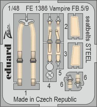 Eduard BIG49394 Vampire FB.5 AIRFIX 1/48 – Bild 5