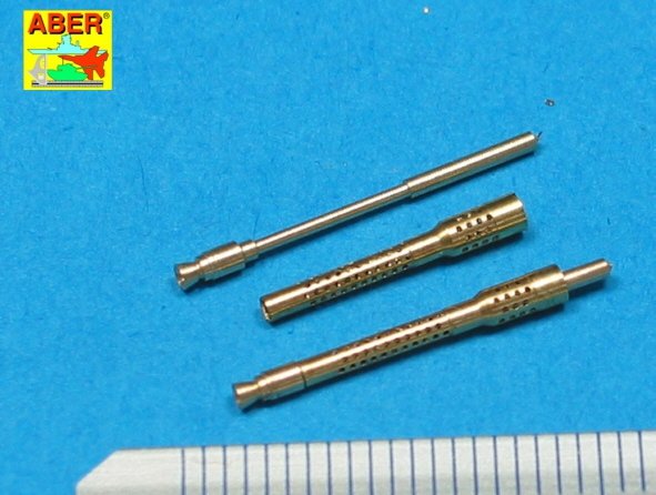 Aber A32006 Set of 2 barrels for German 13mm aircraft machine guns MG 131 (middle type) 1/32 – immagine 3