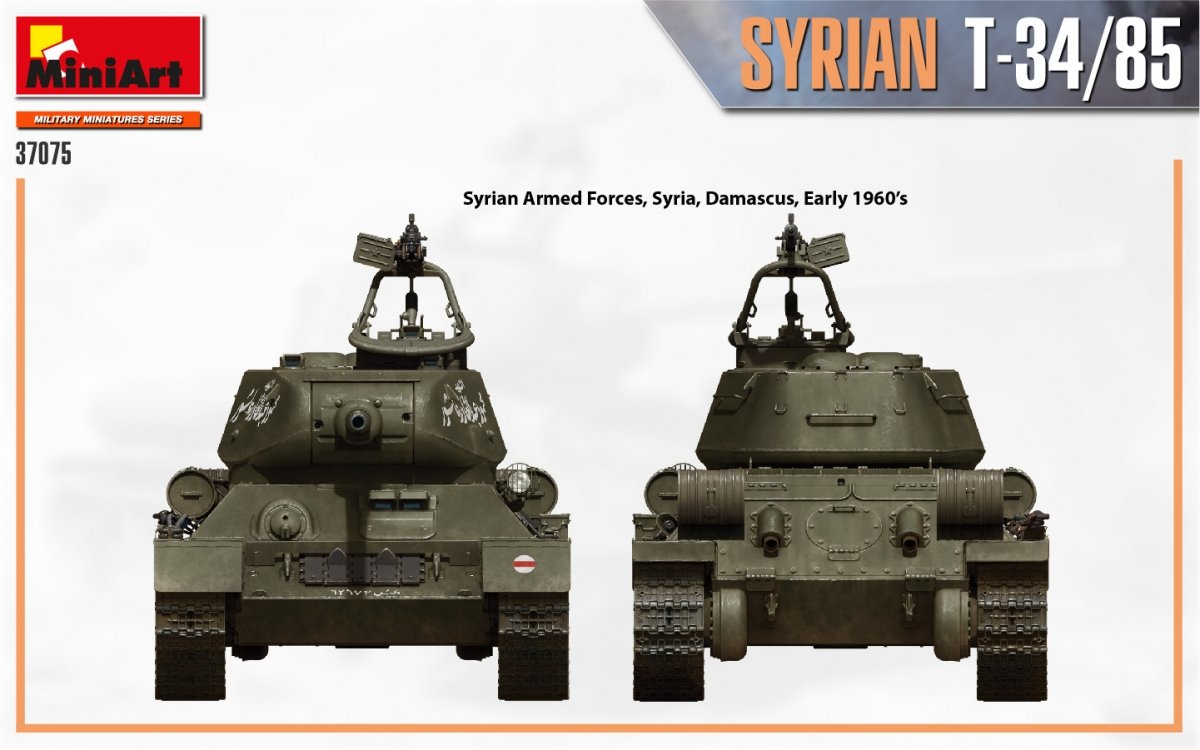 MiniArt 37075 SYRIAN T-34/85 1/35 – immagine 7