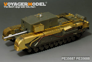 Maquette Voyager PE35688, canon Churchill britannique de 3 pouces (76 mm) de la Seconde Guerre mondiale, 20 ailes de canon CWT pour AF35253, échelle 1/35 – image 2