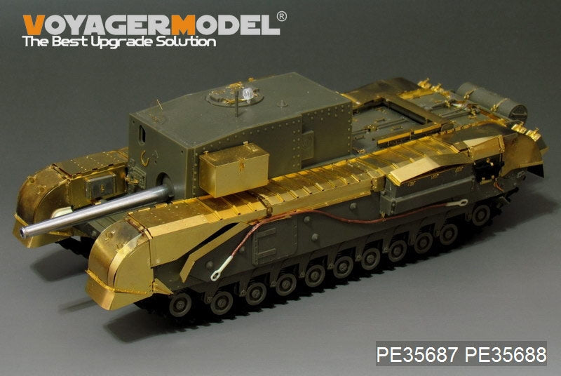 Maquette Voyager PE35688, canon Churchill britannique de 3 pouces (76 mm) de la Seconde Guerre mondiale, 20 ailes de canon CWT pour AF35253, échelle 1/35 – image 2