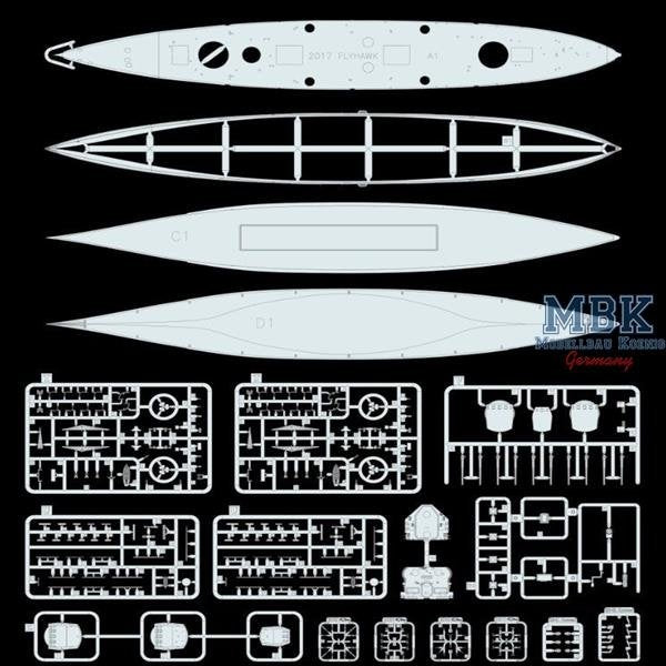 FlyHawk Model FH1153 HMS Prince of Wales May 1941 1/700 – zdjęcie 2