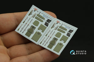 Intérieur coloré imprimé en 3D sur papier décalcomanie Quinta Studio QD48018 Su-34 (KittyHawk) 1/48 – image 6