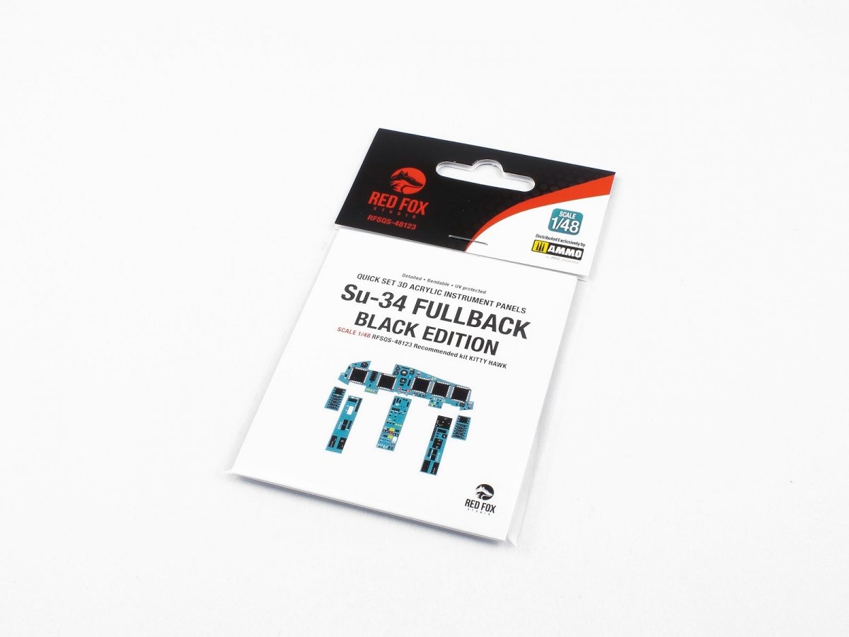 Red Fox Studio QS-48123 Su-34 FULLBACK BLACK EDITION Kitty Hawk 1/48 – image 2
