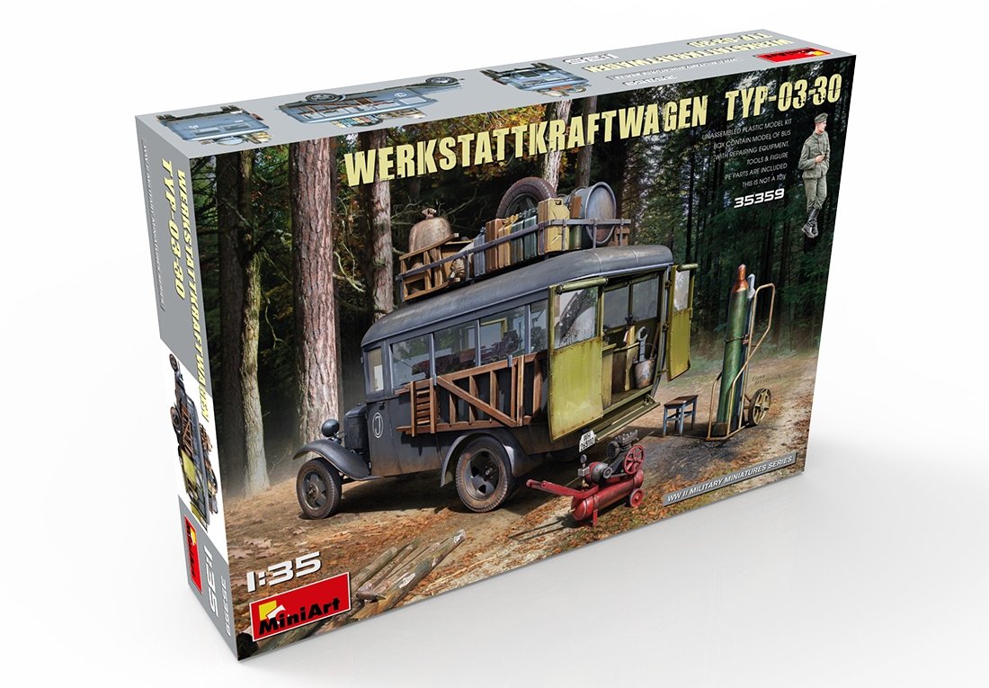 MiniArt 35359 WERKSTATTKRAFTWAGEN TYP-03-30 1/35 – immagine 2