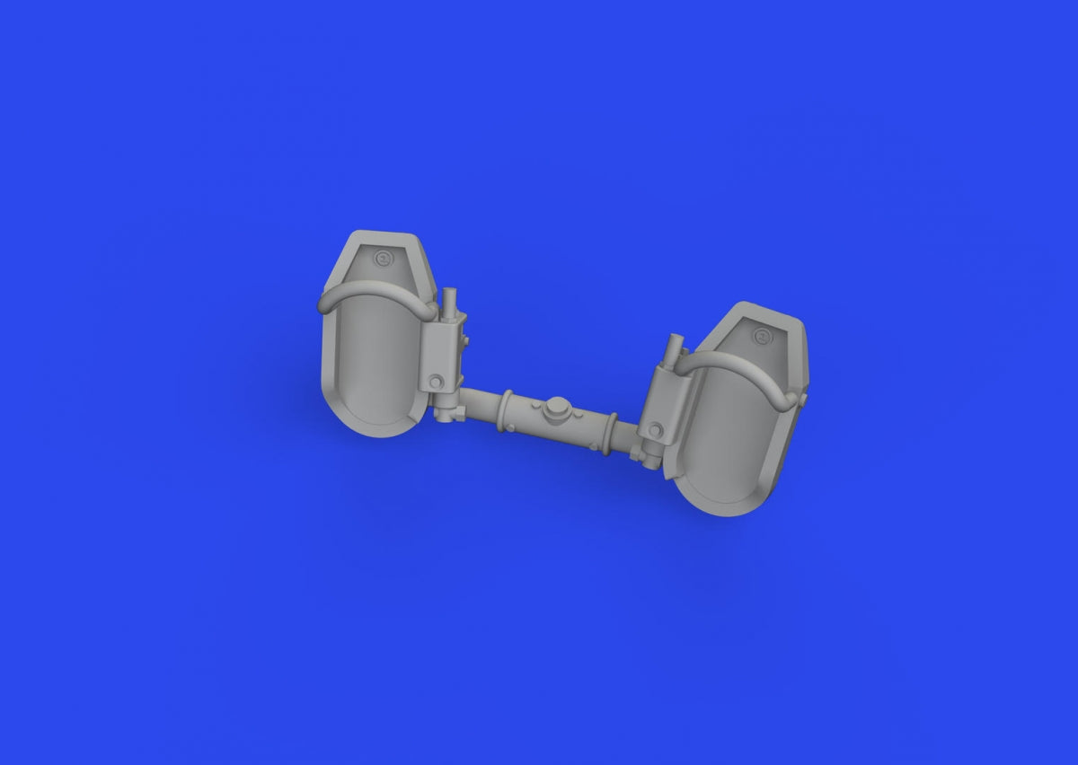 Eduard 672319 Bf 109E rudder pedals early PRINT 1/72 – imagen 3