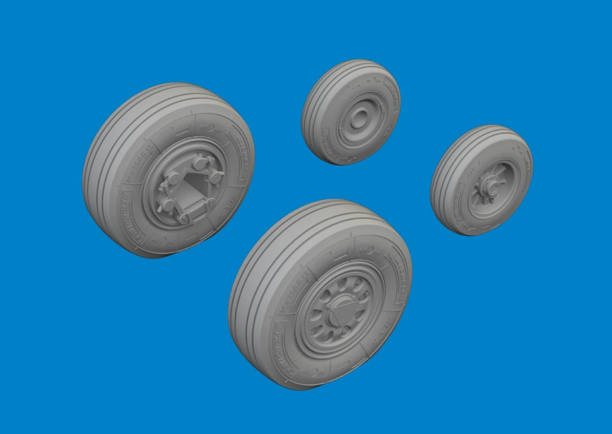 Eduard 6481110 F-35C wheels TAMIYA 1/48 – immagine 2