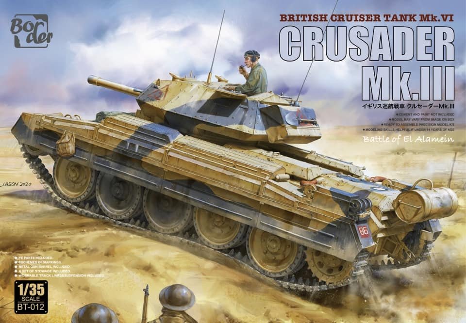 Border Model BT-012 Crusader Mk.III British Cruiser Tank Mk. VI 1/35