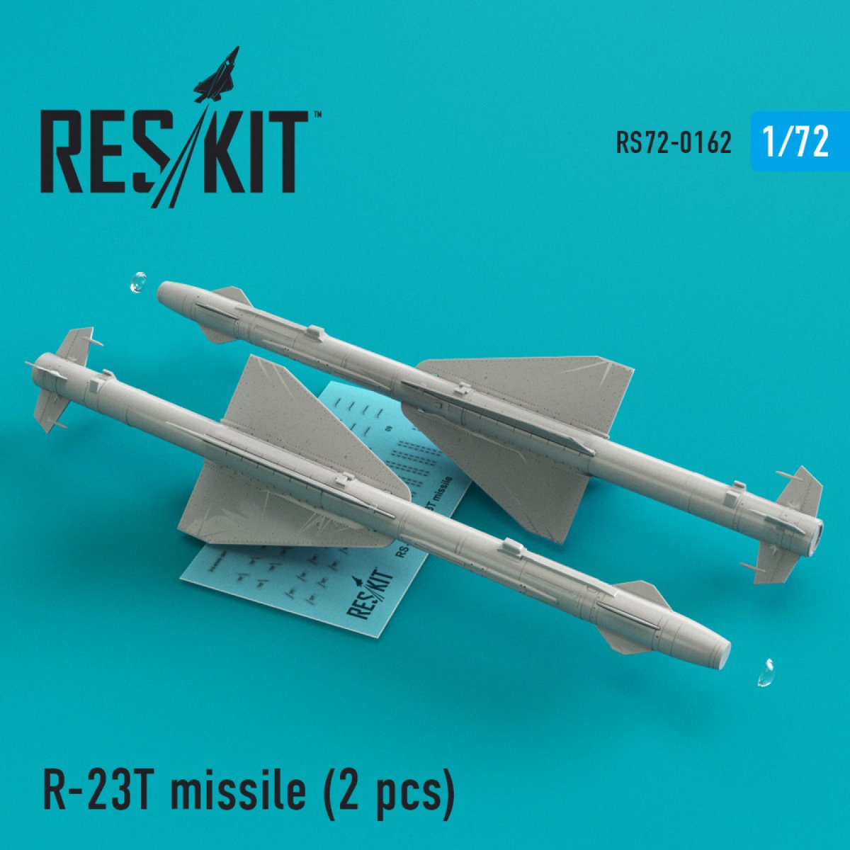 RESKIT RS72-0162 R-23Т MISSILES (2 PCS) 1/72