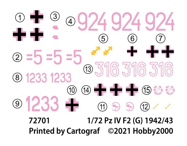 Hobby 2000 72701 Pz.Kpfw.IV Ausf.F2 (G) Eastern Front 1942 DRAGON + CARTOGRAF 1/72 – immagine 3