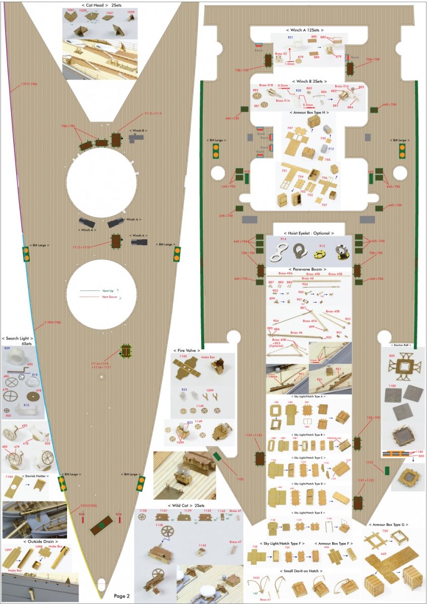 Pontos 23009F1 HMS HOOD 1941 Detail Up Set 1/200 – immagine 18
