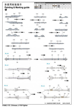 Trumpeter 01662 Chinese J-11B 1/72 – zdjęcie 10