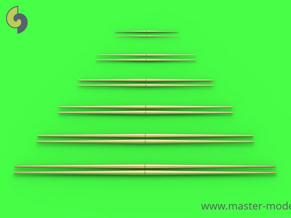 Master SM-700-045 Set of universal yardarms No1 (lengths = 5, 7.5, 10, 12.5, 15, 17.5mm - 2pcs of each) 1/700 – immagine 2