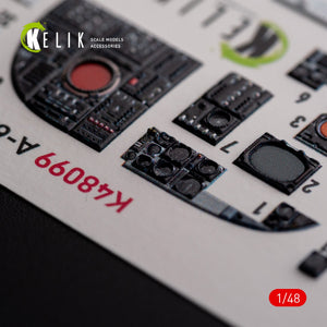 KELIK K48099 A-6A Intruder - décalcomanies 3D intérieures pour maquette HobbyBoss au 1/48  – image 4