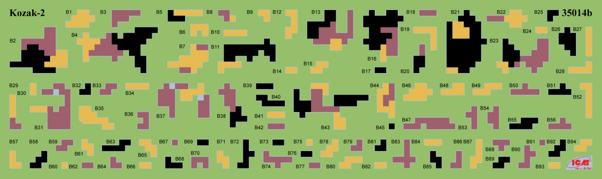 ICM 35748 Chevrons of Personnel and Camouflage of Military Vehicles of the Ukrainian Army 1/35 – imagen 3