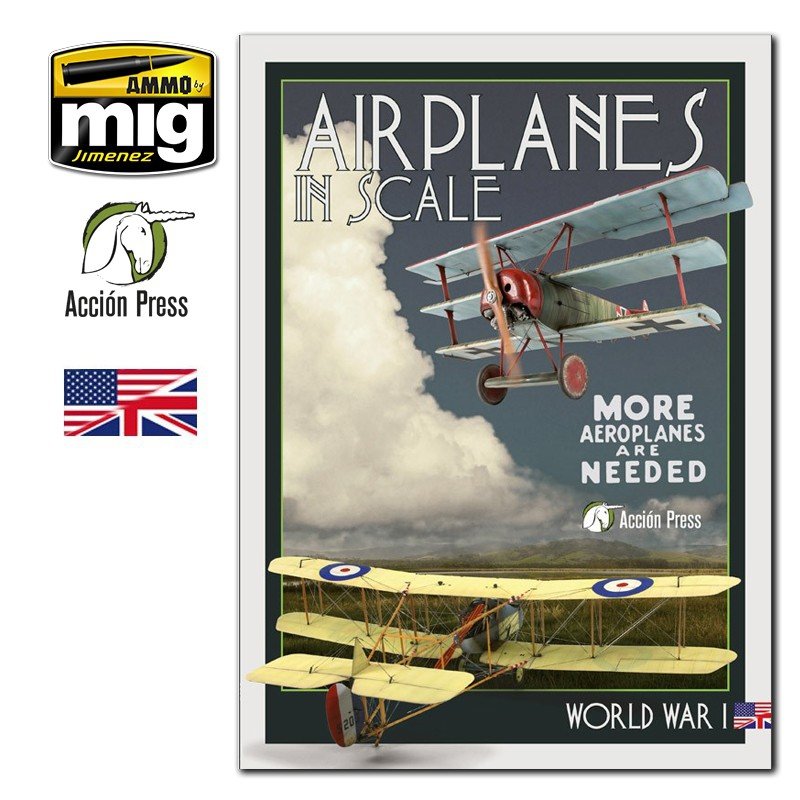 Munitions des avions Mig EURO0027 à l'échelle - Vol. III - Première Guerre mondiale (anglais)
