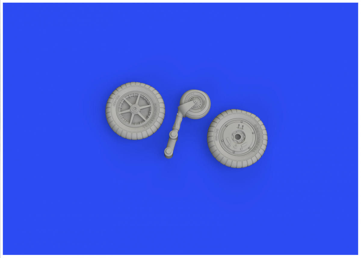 Eduard 648720 Bf 109G-4 wheels EDUARD 1/48 – Bild 3