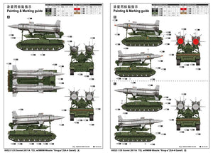 Trumpeter 09523 TEL soviétique 2K11A avec missile 9M8M Krug-a SA-4 Ganef 1/35 – image 2