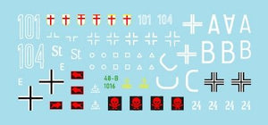 Star Decals 48-B1016 StuG III B 1941-42 # 1. Sturmgeschutz III Ausf B. Eastern front, Balkans and Greece 1/48 – imagen 3