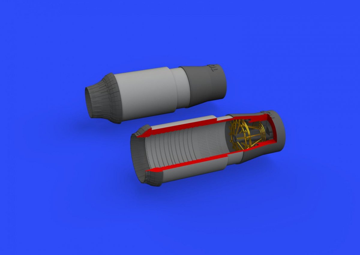Eduard 648311 F-14A exhaust nozzles TAMIYA 1/48 – immagine 4