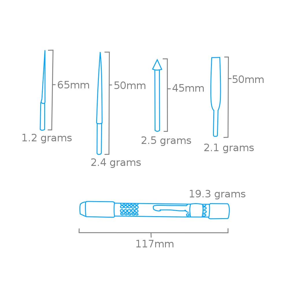Modelcraft PFL6009 4 Pce Diamond Reamer &amp;amp; File Set – immagine 2