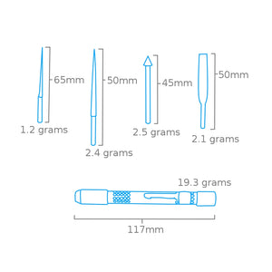 Modelcraft PFL6009 4 Pce Diamond Reamer &amp;amp; File Set – immagine 2
