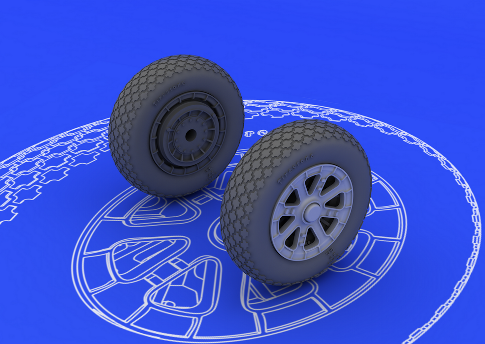 Eduard 648102 F6F wheels 1/48 (EDUARD)