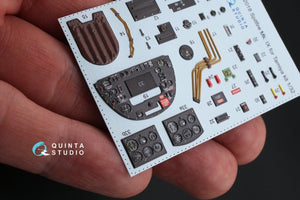 Quinta Studio QD32018 Spitfire Mk.IX 3D-Printed &amp;amp; coloured Interior on decal paper (for Tamiya kit) 1/32 – imagen 3