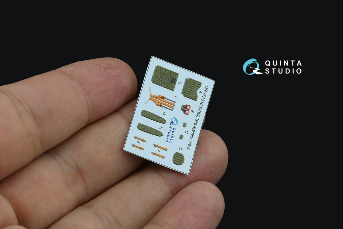 Quinta Studio QR+72036 K-36L (late) ejection seat (for Su-25/Su-25SM aircraft since 2008) (All kits) 1/72 – imagen 5