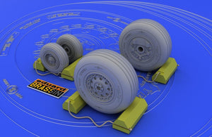 Eduard 648015 F-4J/ S wheels 1/48 (Hasegawa) – zdjęcie 2