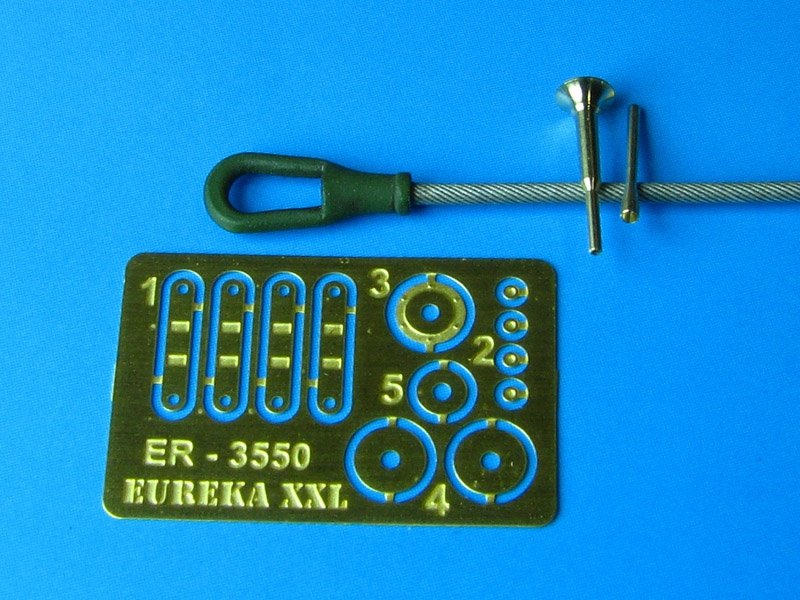 Eureka XXL ER-3550 Towing cable and aerial base for T-90 Russian MBT 1/35 – Bild 4
