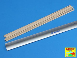 Aber WR2 Wood round rods 2,00 mm lenght 250 mm x 10 pcs. – Bild 2