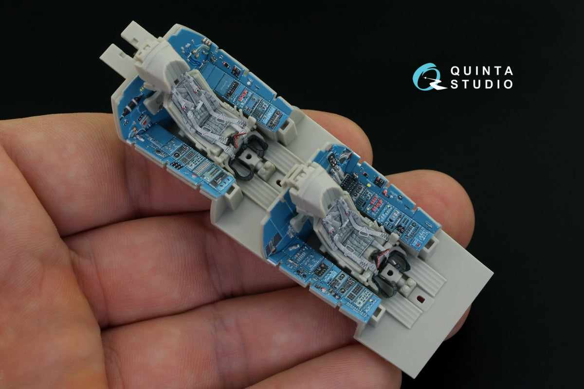 Quinta Studio QD48212 Su-30MKK 3D-Printed &amp;amp; colored Interior on decal paper (KittyHawk) 1/48 – image 8