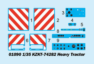 Trumpeter 01090 KZKT-74282 Heavy Tractor 1/35 – imagen 4