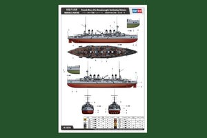 Hobby Boss 86504 French Navy Pre-Dreadnought Battleship Voltaire 1/350 – imagen 3