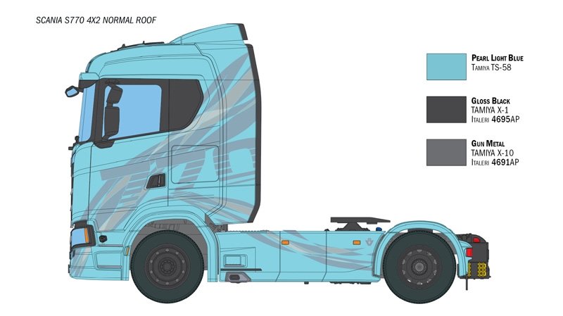 Italeri 3961 Scania S770 4x2 Normal Roof - LIMITED EDITION 1/24 – Bild 3