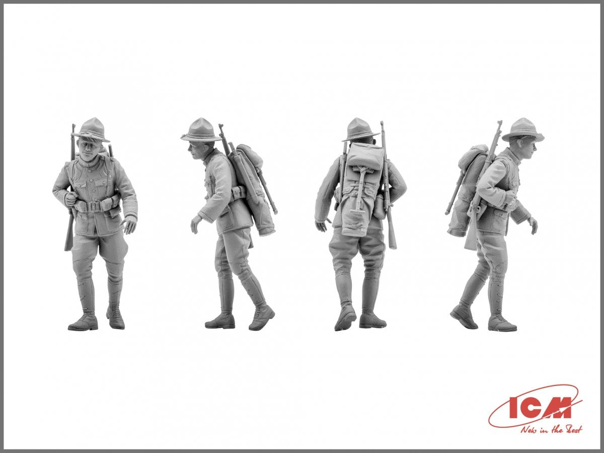 ICM 35689 US Infantry (1917) 4 figures 1/35 – Bild 4