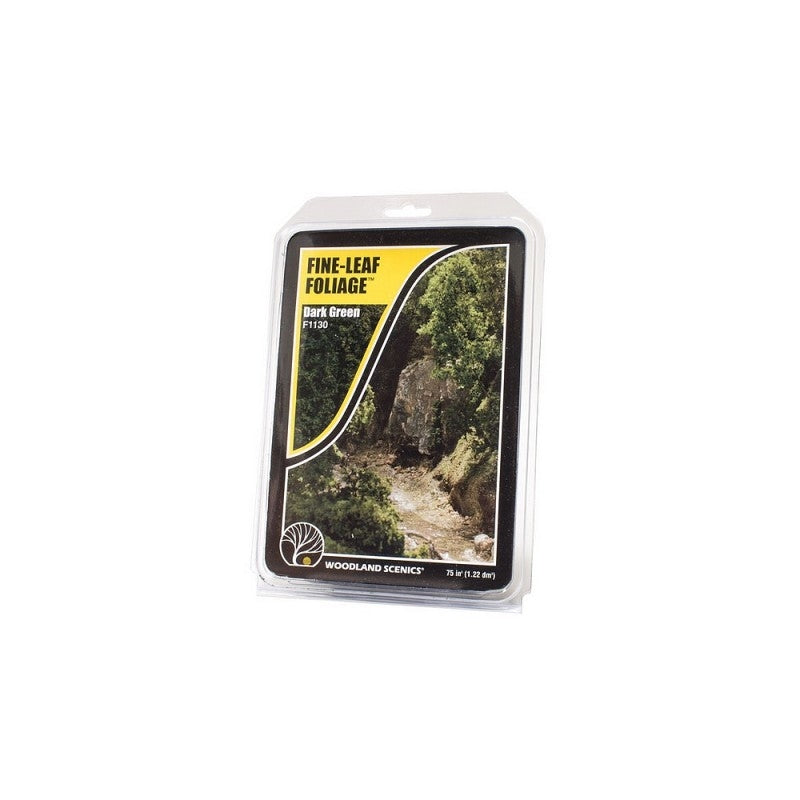 Woodland Scenic WF1130 DROBNE LIŚCIE - DARK GREEN (1,22dm3)