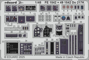 Eduard FE1542 Do 217K ICM 1/48
