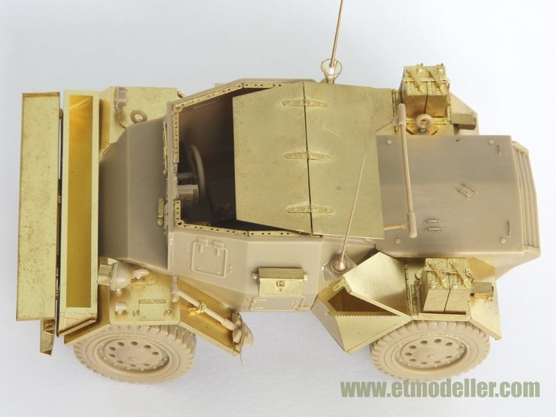 Maquette ET Model E35-001 Voiture de reconnaissance britannique DINGO Mk.II de la Seconde Guerre mondiale pour TAMIYA 35018 1/35 – image 5