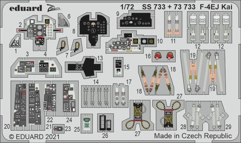 Eduard 73733 F-4EJ Kai for FINE MOLDS 1/48 – Bild 2