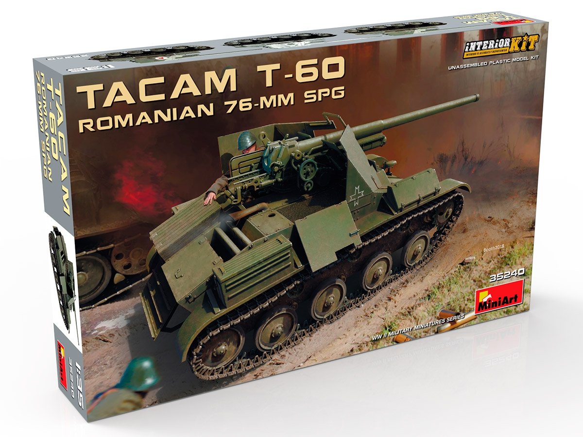 MiniArt 35240 ROMANIAN 76-mm SPG TACAM T-60 INTERIOR KIT 1/35 – immagine 16