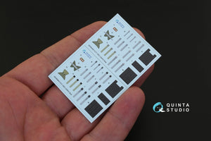 Quinta Studio QD48112 F-15I 3D-Printed &amp;amp; colored Interior on decal paper (for GWH kit) 1/48 – image 5
