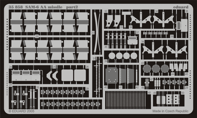 Eduard 35858 SAM-6 AA missile 1/35 Trumpeter – immagine 2
