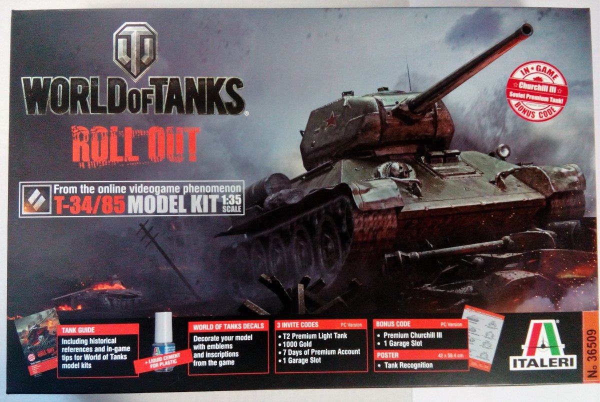 Italeri 36509 World of Tanks -T-34/85 – Bild 2