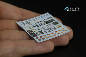 Quinta Studio QD35039 HUMVEE Family 3D-Printed &amp;amp; coloured Interior on decal paper (Tamiya) 1/35 – immagine 12