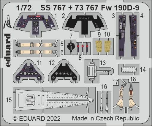 Eduard 73767 Fw 190D-9 IBG 1/72 – image 2