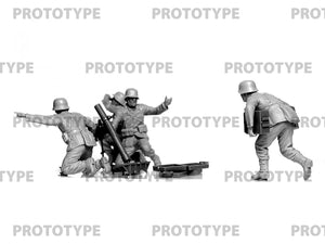 ICM 35715 WW2 German mortar GrW 34 with Crew (mortar and 4 figures) 1/35 – immagine 5